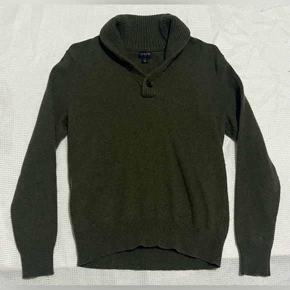 J.Crew Women’s Size Small Wool Blend Green Sweater - Picture 5 of 8